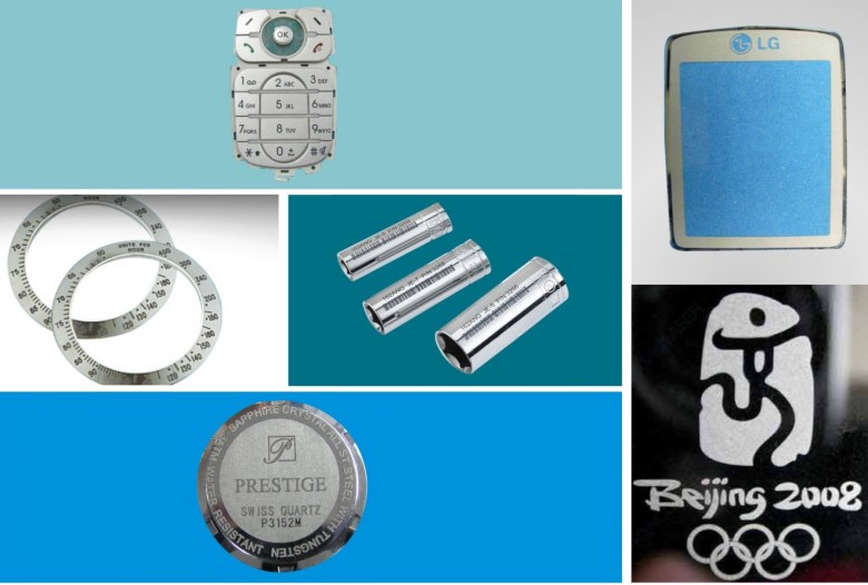 金屬上雕刻字母、數(shù)字、UID標(biāo)記